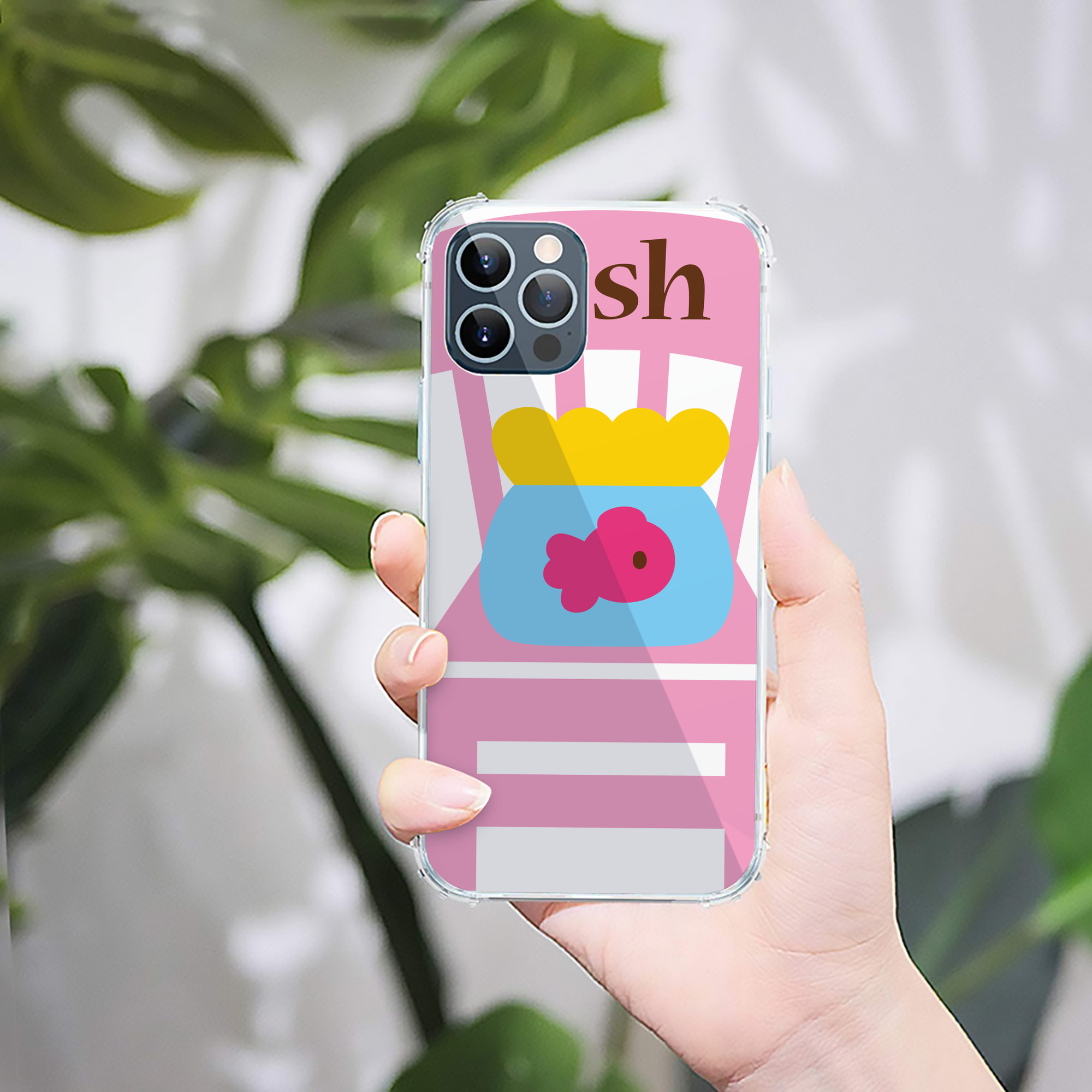 （画像用） Hello Kitty ハローキティ 【iPhone 12シリーズ対応】透明スマホケース（クリアソフトケース）